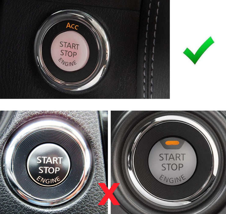 NISMO Style Red Engine Push Start Button For Nissan 370Z GT-R Infiniti G37 QX70