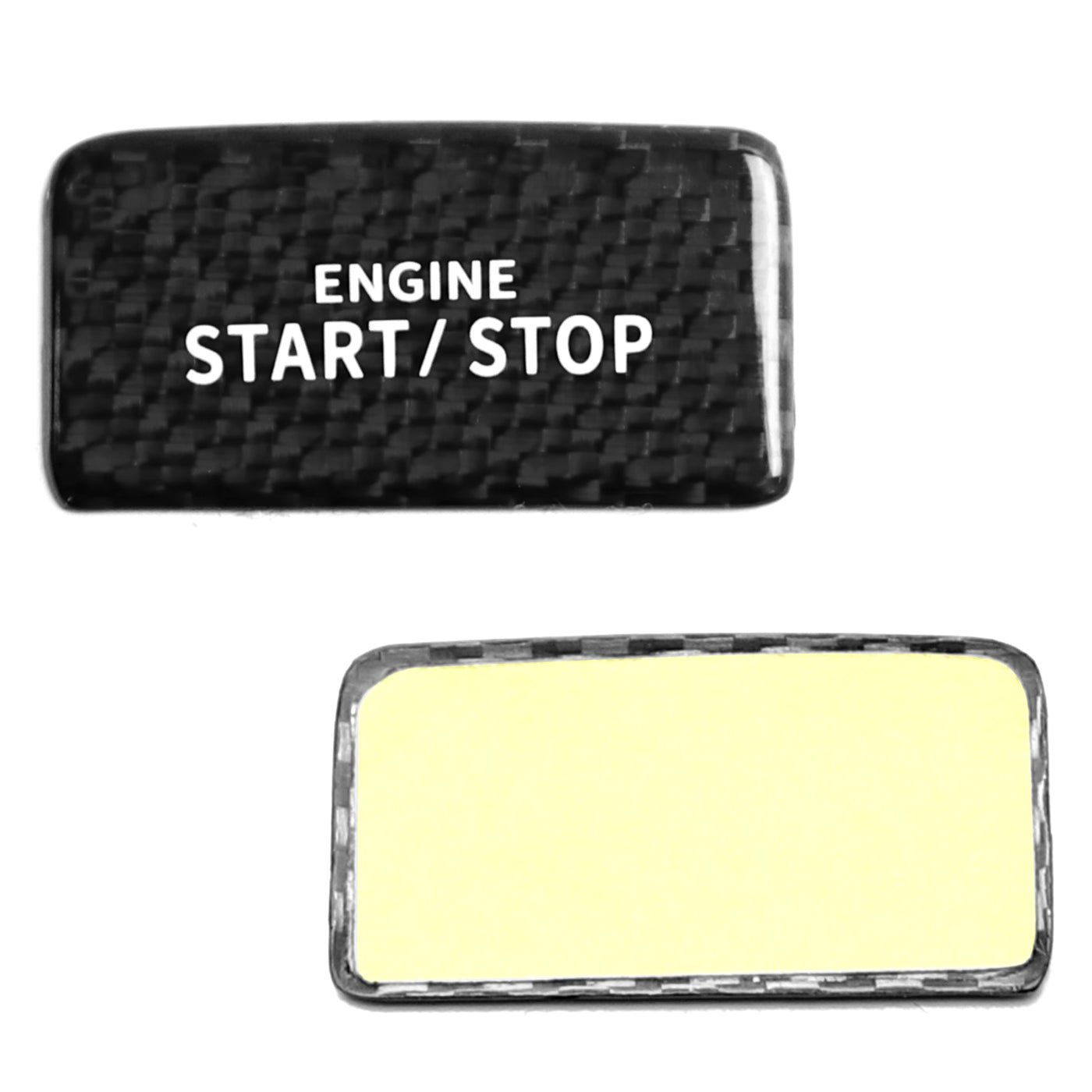 R-Line Style Black Carbon Fiber Engine Push Start Button For VW 2022-u ...