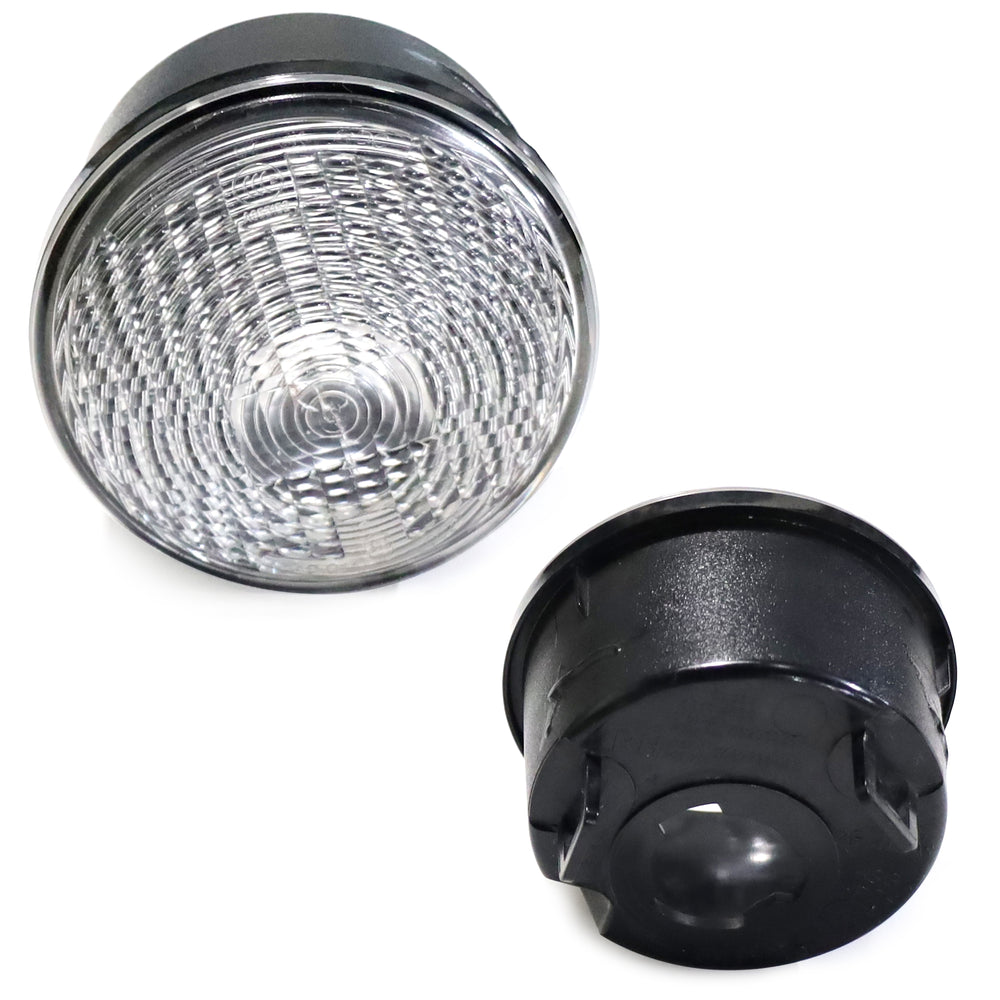 Used OEM LH & RH Front Clear Lens Turn Signal Lamp Housings For Jeep Wrangler JK