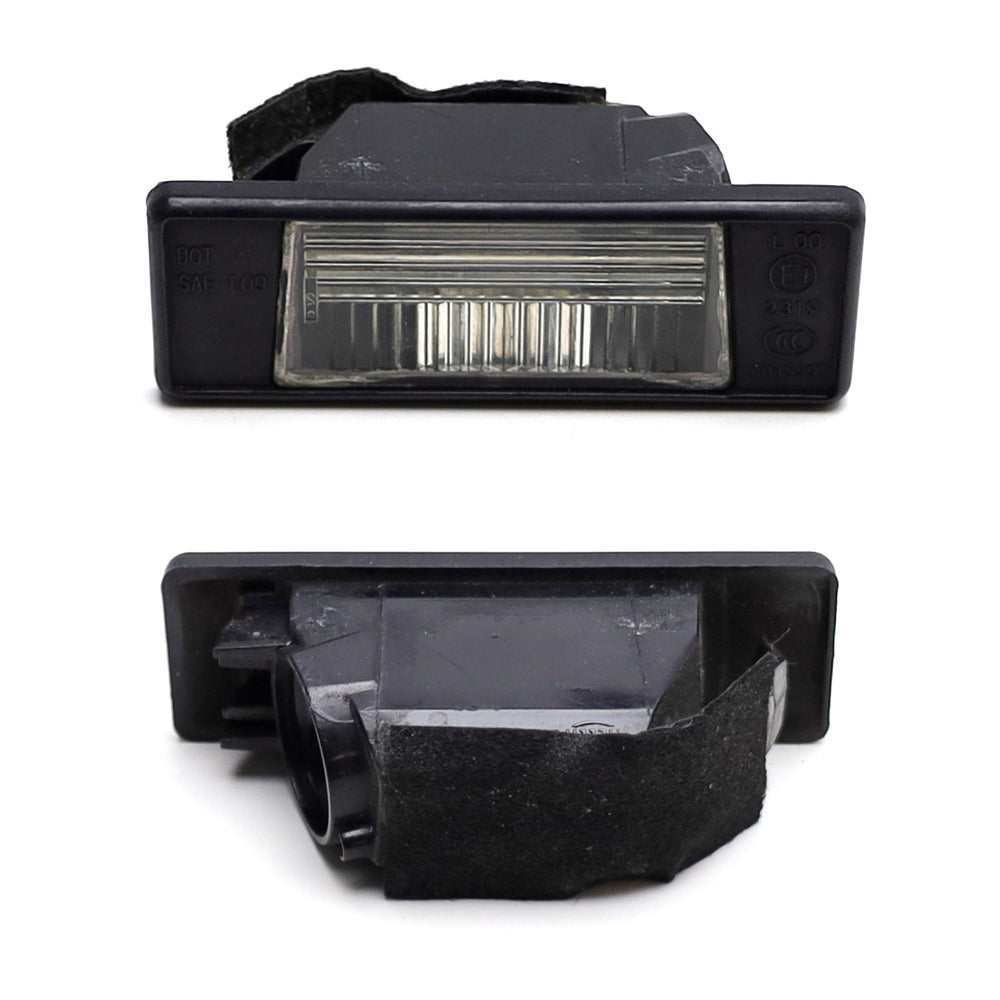 Pair Used OEM License Plate Lamp Housings For Infiniti Q50, Nissan Juke Rogue..