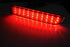 Smoked Lens LED Bumper Reflectors For Mitsubishi Lancer Taillight Brake Lights