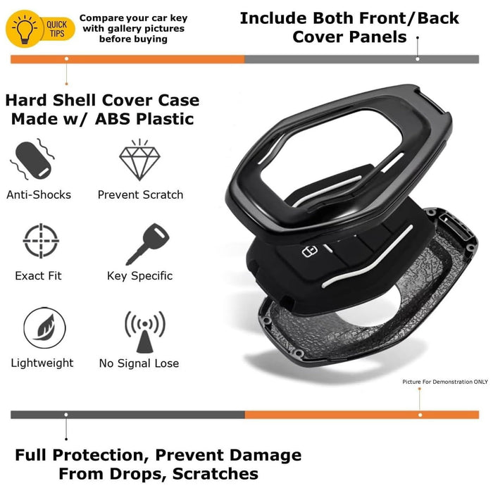 Carbon Pattern Key Fob Case For Nissan 22+ARIYA Rogue Kicks Pathfinder Smart Key