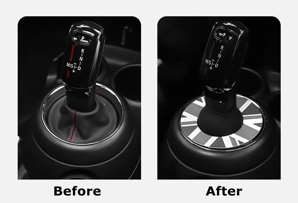 Black Union Jack Design Shift Well Boot Cover For MINI 19-up F54 F55 F56 F57 F60