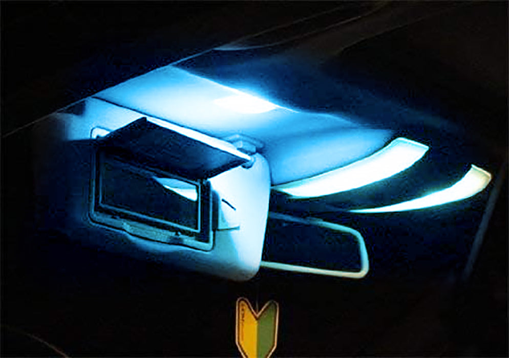 Aqua Ice Blue Full LED Lamps For Mercedes Side Door/Foot Area/Vanity/Trunk Light