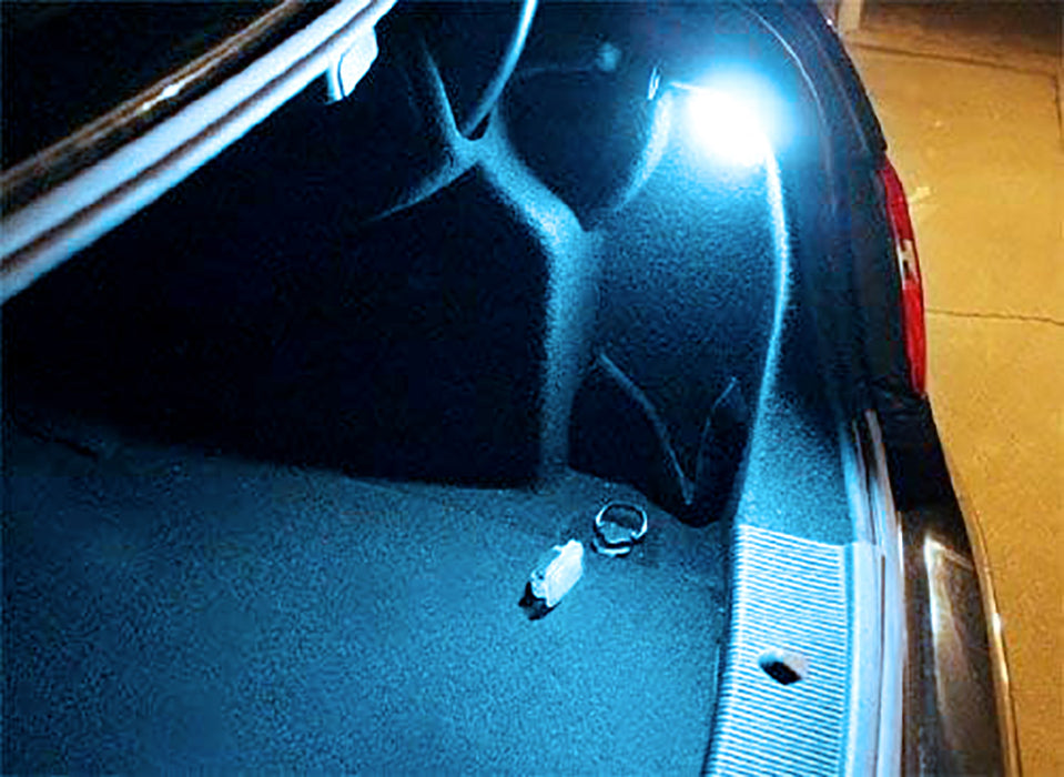 Aqua Ice Blue Full LED Lamps For Mercedes Side Door/Foot Area/Vanity/Trunk Light