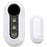 Gloss White Fob Shell Cover For FIAT 500 500L 500X Abarth 3-Button Folding Key