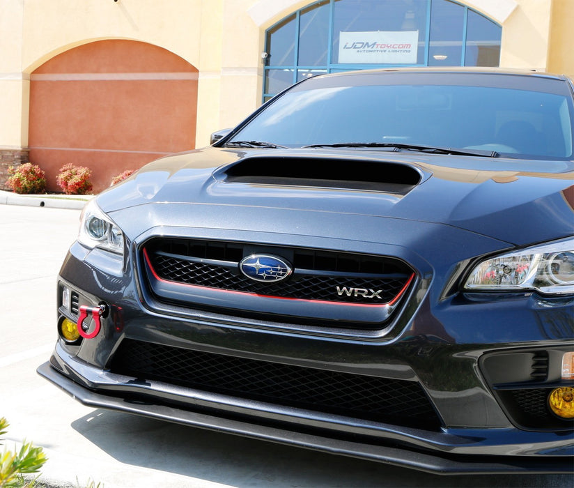 Red Track Racing Style CNC Aluminum Tow Hook Ring For 15-up Subaru WRX or STI