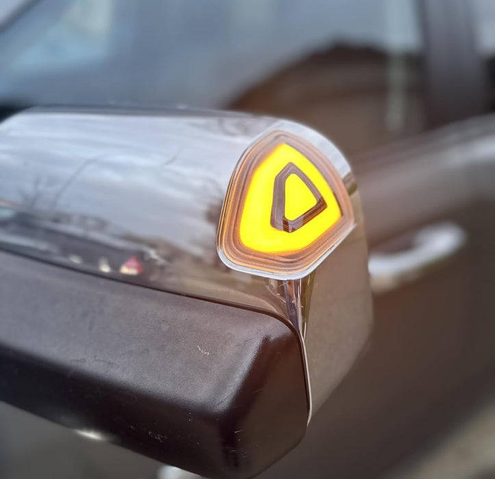 Clear Lens 2-Pin Amber ONLY LED Side Mirror Corner Indicator Lamps For 10-18 RAM