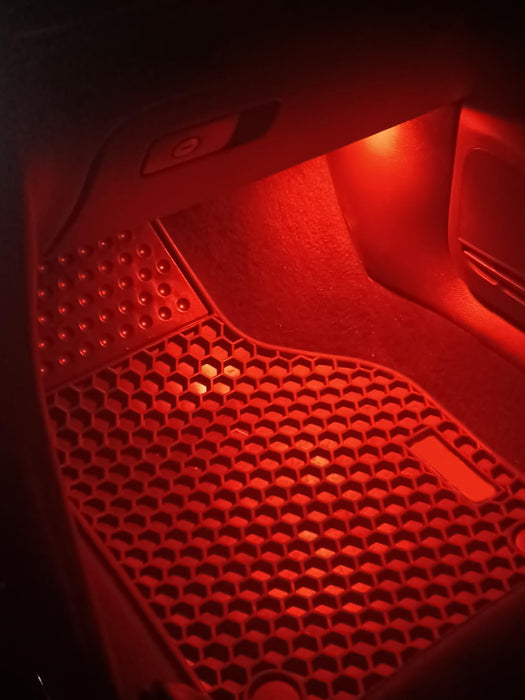 Red 18-SMD LED Glove Box/Footwell Interior Lamps For VW Jetta GTI Altas CC Eos