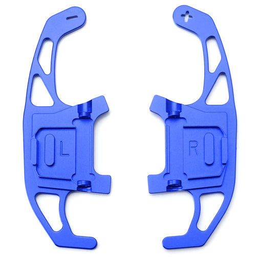 Blue Aluminum Steering Wheel Paddle Shift Extension Replacement For MK7 Golf/GTI