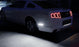 Smoked Lens White Full Strip LED Rear Side Marker Lamps For 2010-14 Ford Mustang
