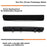 Black Smoke Rear Bumper Reflectors For 2005-09 LR3, 10-13 Range Rover Sport, LR4