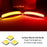 4pc Set Clear Lens Amber/Red Full LED Strip Side Markers For Dodge Gen3 Viper