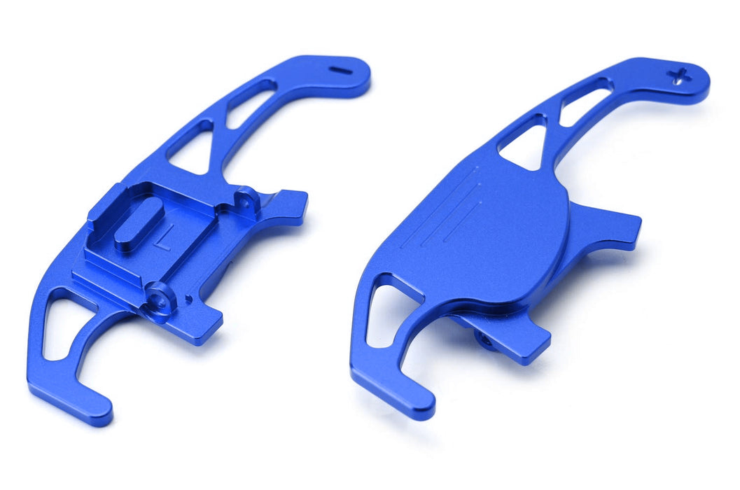 Blue Aluminum Steering Wheel Paddle Shift Extension Replacement For MK7 Golf/GTI