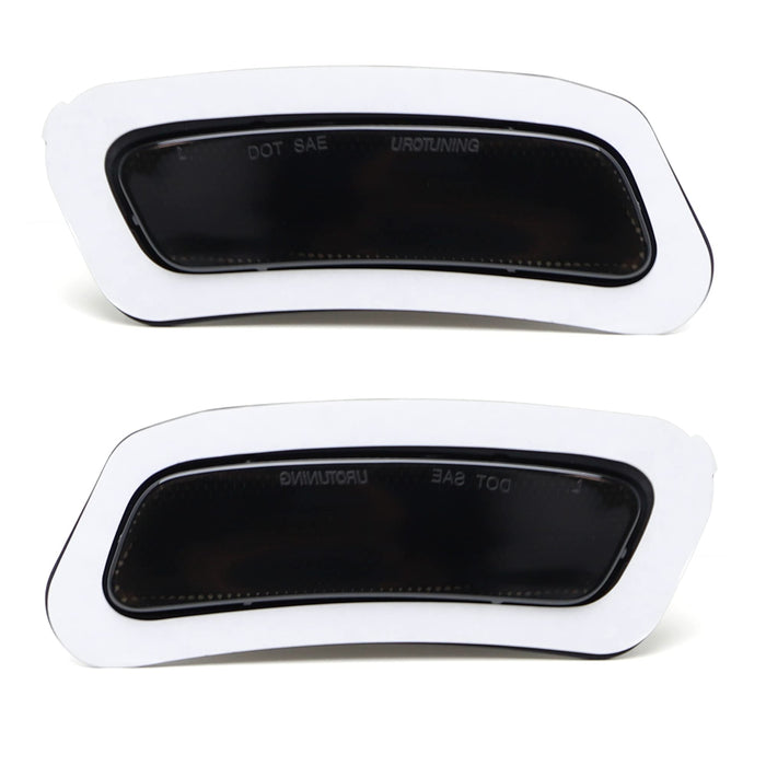 Smoke Front Bumper Side Marker Reflectors For VW 22+ MK8 Golf/GTI, Replace Amber