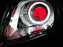 VW GTI Style White LED Halo Ring Angel Eye Shrouds For 3" H1 Headlamp Projector