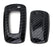 Black "Carbon Fiber" Key Fob Hard Shell Cover For BMW 1 2 3 4 5 6 7 Series X1 X3