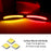 4pc Set Smoked Lens Amber/Red Full LED Strip Side Markers For Dodge Gen3 Viper
