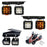 80W CREE LED Pod Lights w/ Lower Bumper Brackets, Wirings For 10-14 Ford Raptor