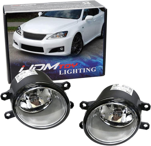 Clear Lens OE Rplacement Fog Light Lamps with H11 Bulbs For Toyota Lexus Scion