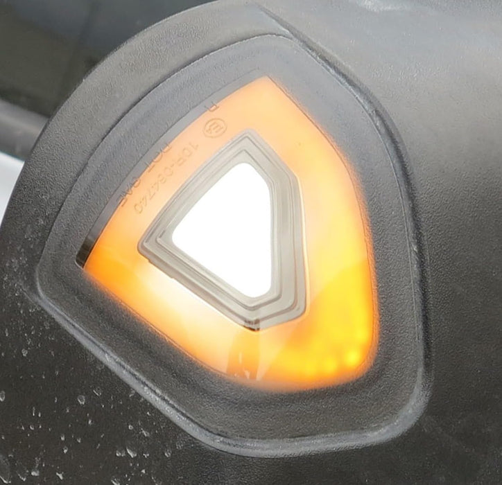 Smoke Lens 4-Pin White/Amber Switchback LED Side Mirror Corner Lamps For 19+ RAM