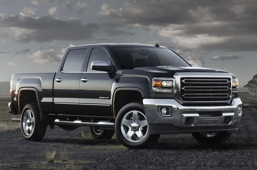 LH & RH Side OE-Spec Chrome Trim Foglamp Covers For GMC 2015-19 Sierra 2500 3500