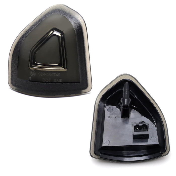 Smoke Lens 2-Pin Amber ONLY LED Side Mirror Corner Indicator Lamps For 10-18 RAM