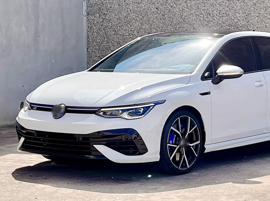 Clear Front Bumper Side Marker Reflectors For VW 22+ MK8 Golf/GTI, Replace Amber