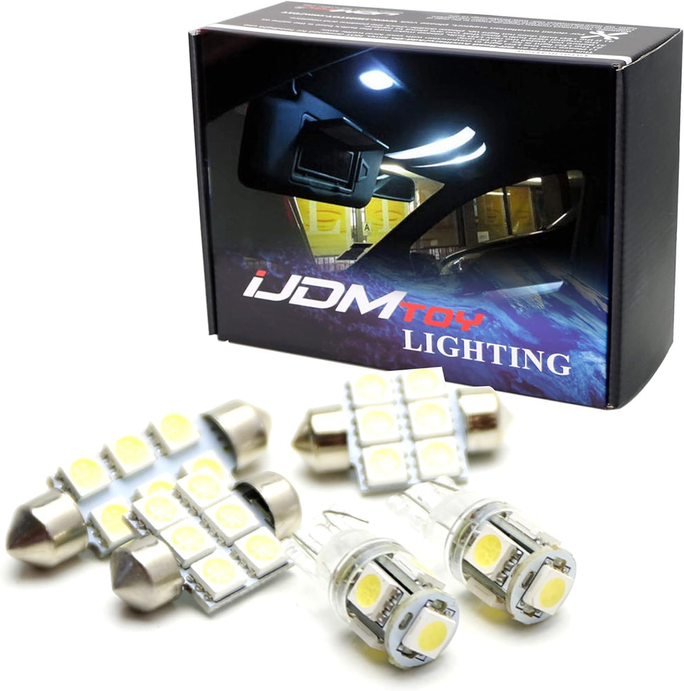 2-Light SMD Full LED Interior Lights Package Deal For 2012 and up Toyota Prius C