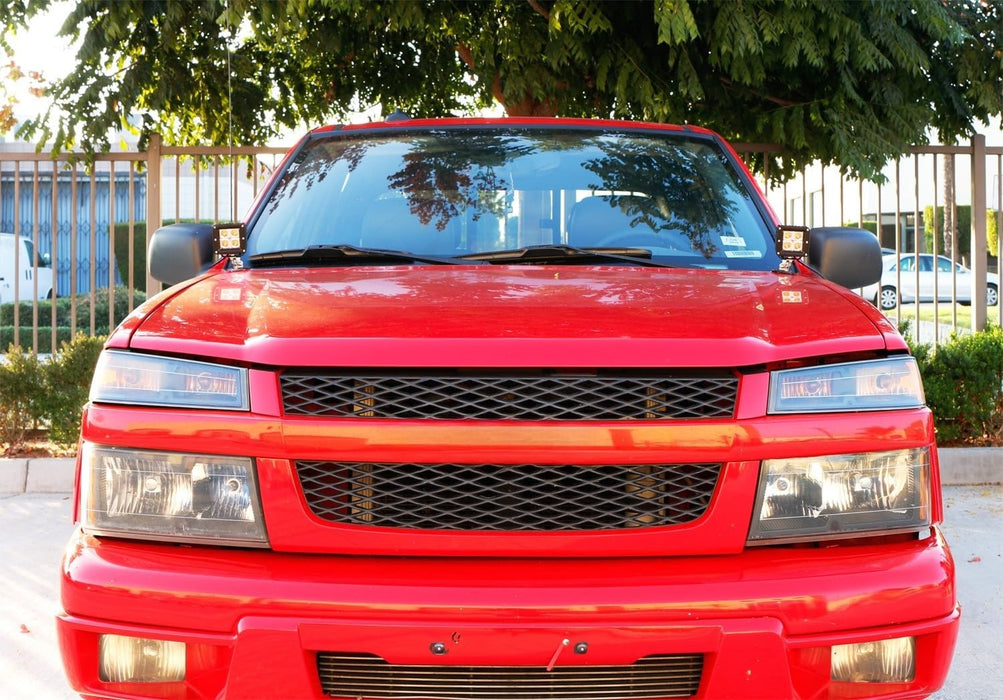 Universal Steel Hood Edge Clamp Mount A-Pillar LED Ditch Light Bracket Hardware