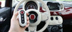 Gloss White Fob Shell Cover For FIAT 500 500L 500X Abarth 3-Button Folding Key