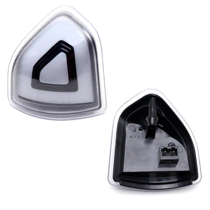 Clear Lens 2-Pin Amber ONLY LED Side Mirror Corner Indicator Lamps For 10-18 RAM