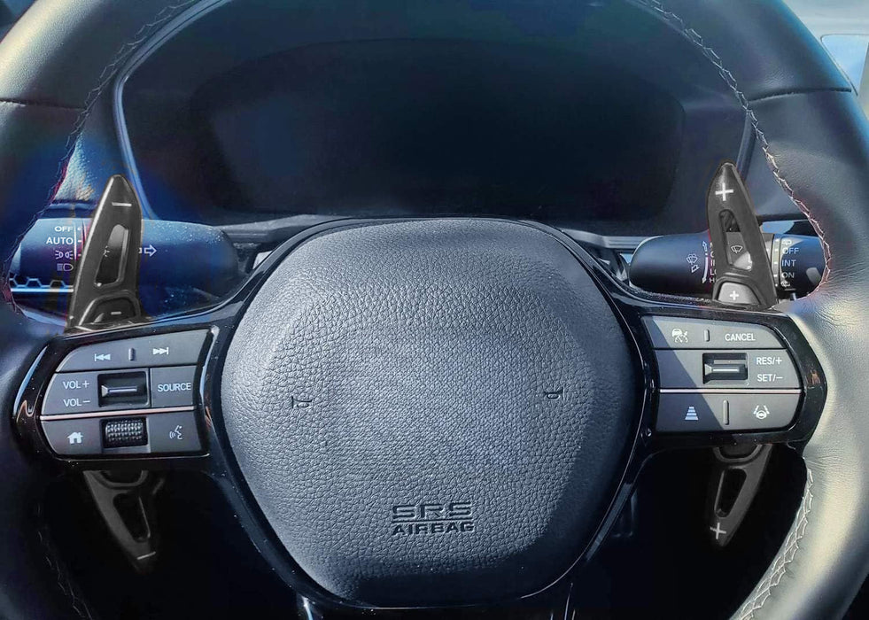 GunMetal Steering Wheel Paddle Shifter Kit For 22+ Civic, 23+ Accord CRV Integra