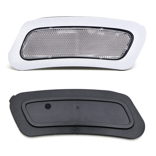 Clear Front Bumper Side Marker Reflectors For VW 22+ MK8 Golf/GTI, Replace Amber