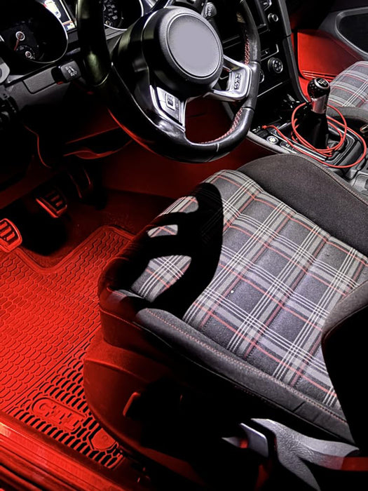 Red 18-SMD LED Glove Box/Footwell Interior Lamps For VW Jetta GTI Altas CC Eos