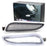 Euro Clear Lens White LED Side Marker Lights For 2003-09 Mercedes W209/C209 CLK