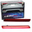 Red Lens Full LED Tail/Brake/Sequential Blink Bumper Reflectors For Lexus TX