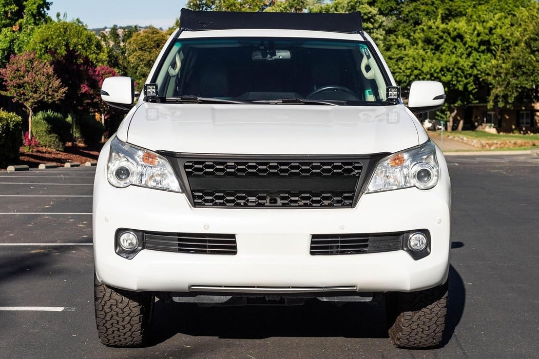 Hood Hinge Mount A-Pillar LED Ditch Light Bracket  For Lexus 2010-2023 GX GX460