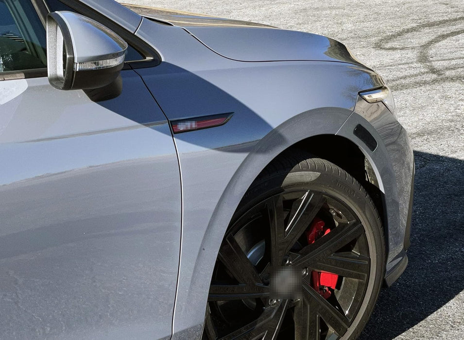 Smoke Front Bumper Side Marker Reflectors For VW 22+ MK8 Golf/GTI, Replace Amber