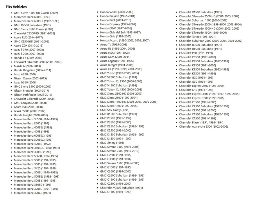 PT1697 Electrical Wire Connector For ABS Wheel Sensor & Power Door Lock Actuator