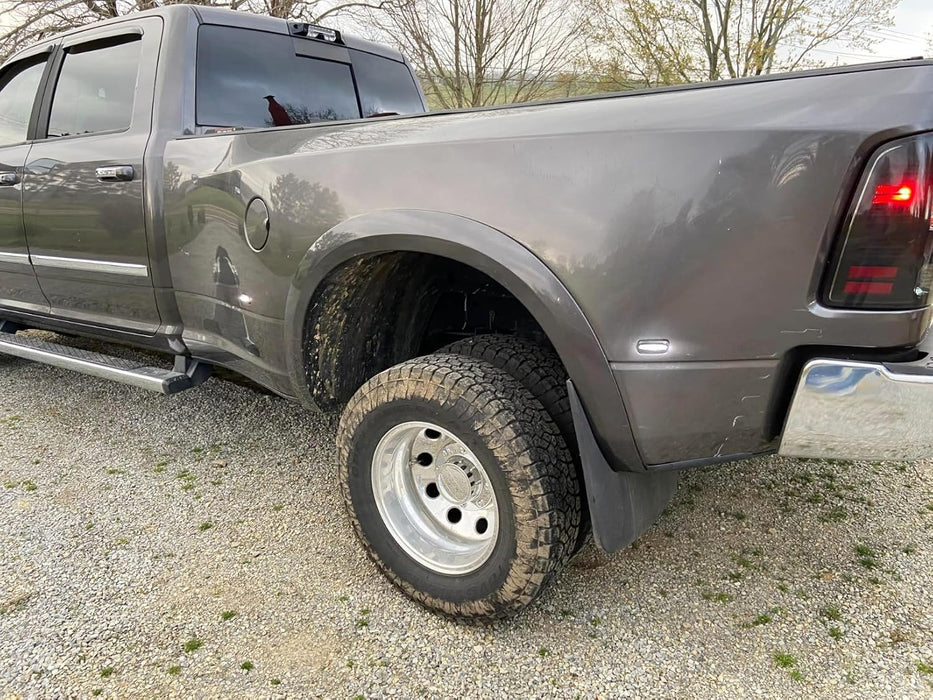 Clear Lens Front/Rear All White LED Fender Side Marker Lamps For 2010-18 RAM DRW