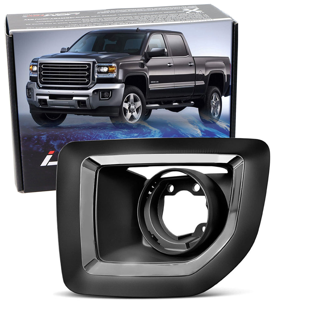 LH Driver Side OE-Spec Fog Lamp Bezel Cover For GMC 2015-19 Sierra 2500 3500 HD