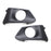 LH RH Matte Exterior Fog Lamp Bezel Garnish Covers For 2019-2022 Nissan Altima