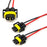 H11 H8 Female Adapter Wiring Harness Sockets Wire For Headlights or Fog Lights