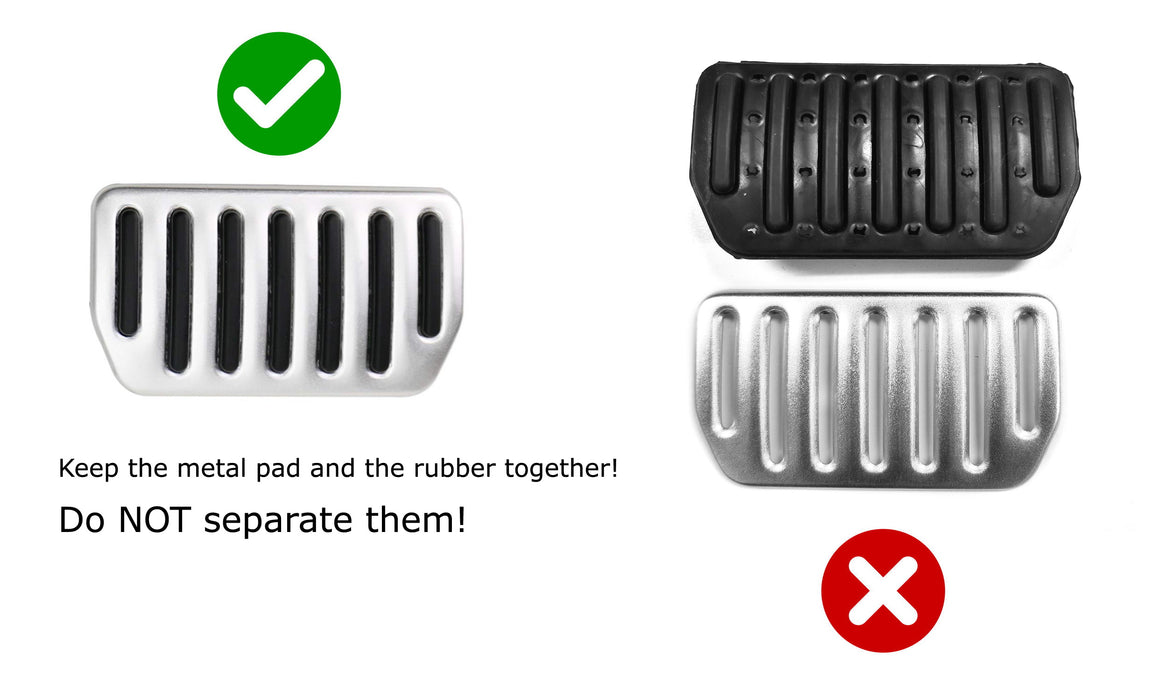 dodge challenger pedal covers 2pc Track Design Silver Foot Pedal Covers For 08+ Dodge Challenger, 09+ Charger
