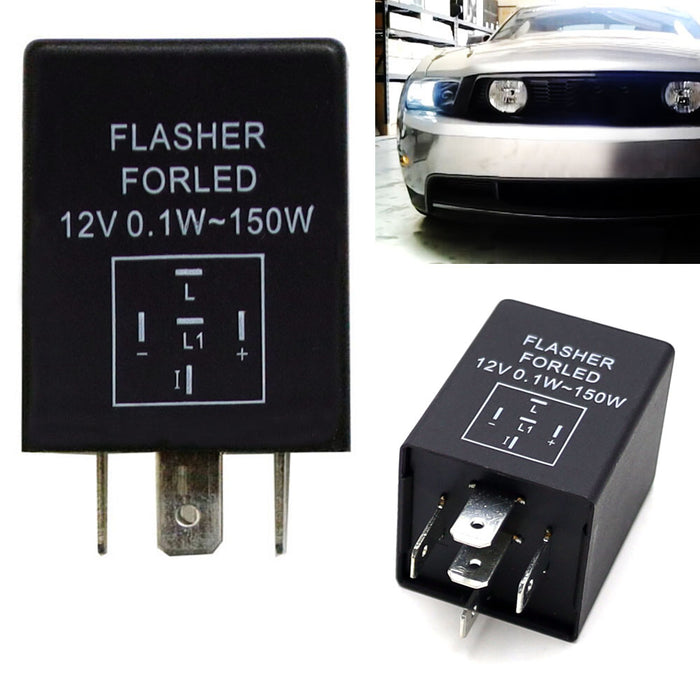 5-Pin EP27 FL27 LED Flasher Relay Fix For LED Turn Signal Lamps Hyper Flash