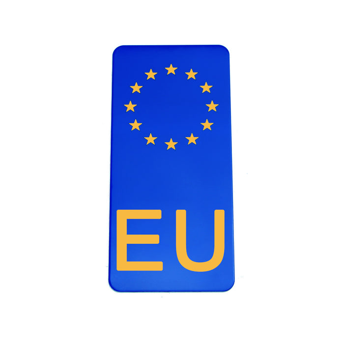 European Union EU Euro Rear Bumper Trunk License Plate Side Bar Sticker Badge