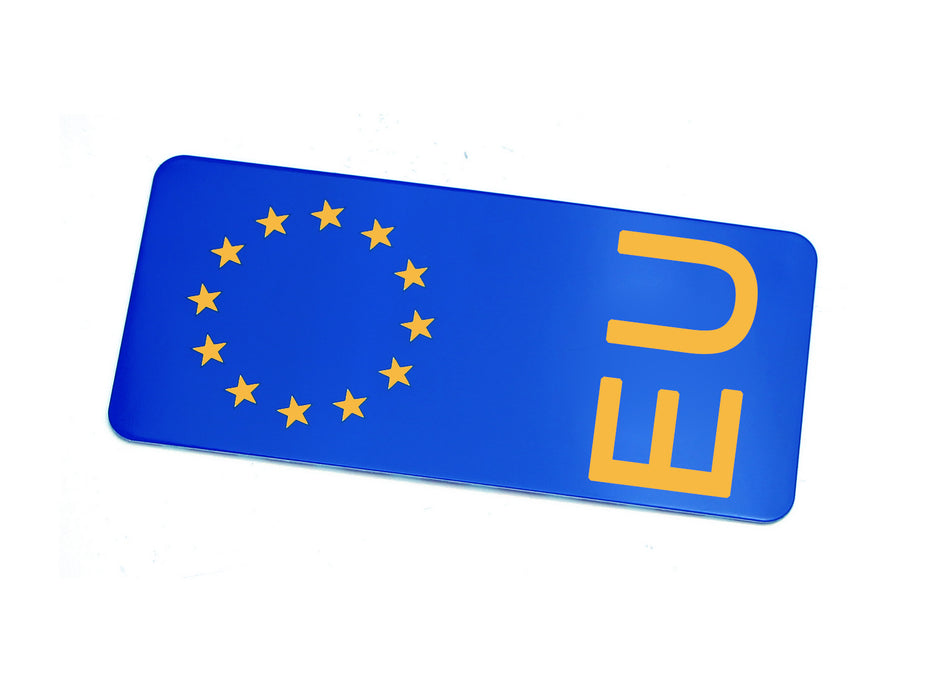 European Union EU Germany Rear Bumper Trunk License Plate Side Bar ...