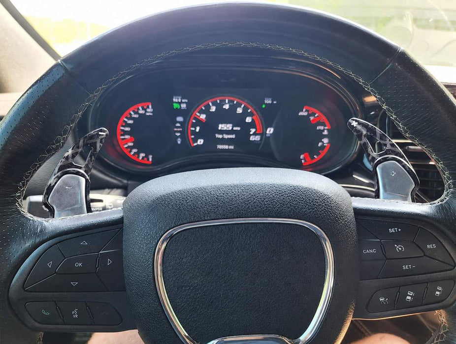 "Forged" Style Large Paddle Shifters For Challenger Charger Durango SRT/Hellcat