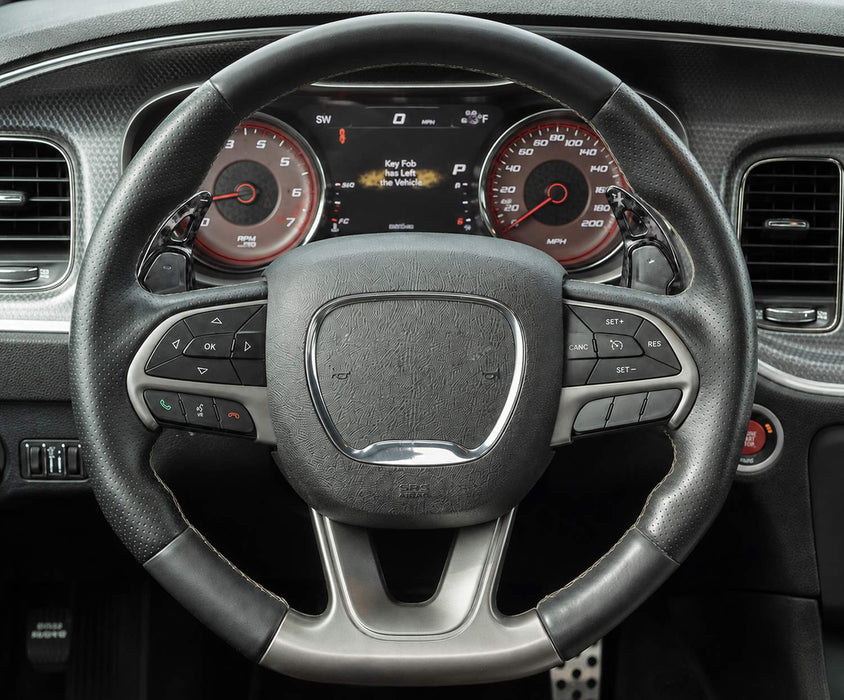 "Forged" Style Large Paddle Shifters For Challenger Charger Durango SRT/Hellcat
